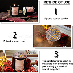 2 couvercle de porte-encens en alliage 2 couleurs&nbsp;FIND-GF0003-49