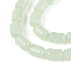 Fili di perline giada di vetro imitato&nbsp;GLAA-T028-14J-03