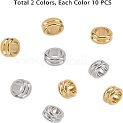 304 Edelstahlperlen&nbsp;STAS-UN0004-37