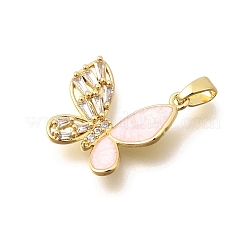 Pendentifs en laiton zircon cubique clair&nbsp;KK-B187-01G-01A