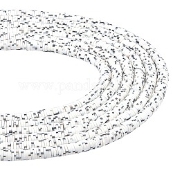 Nbeads 10 brins brin de perles en pâte polymère faites à la main. accessoires de bricolage pour la fabrication de bracelets et de colliers, plat rond, blanc, 6x1mm, Trou: 1.5mm, Environ 330 pcs/chapelet, 15.35'' (39 cm)