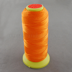 Fil à coudre de nylon, orange foncé, 0.2mm, environ 800 m / bibone 