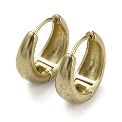 Boucles d'oreilles en laiton de cercle pour les femmes, or, 16x17x7mm