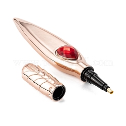 5d королева булава смола алмазная живопись точка дрель ручка, инструмент для вышивания аксессуаров для рукоделия, бежевые, 12.7x2.2x1.3 см, Внутренний диаметр: 0.2 cm