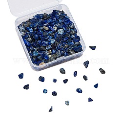 Lapis lazuli naturale perline di chip, 5x5mm, Foro: 1 mm
