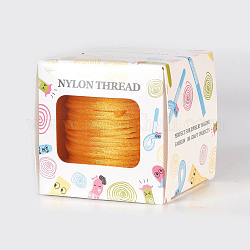 Nylon Thread, Orange, 1.5mm, about 49.21 yards(45m)/roll