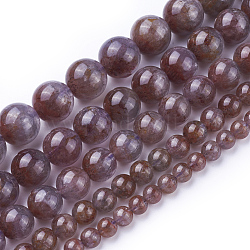 Natürliche auralite 23 perlen stränge, Runde, 6 mm, Bohrung: 0.5 mm, ca. 66 Stk. / Strang, 15.1 Zoll (38.5 cm)