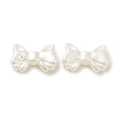 Perlas de imitación cuentas de perlas, lazo, fantasma blanco, 9x15x3.5mm, agujero: 2 mm