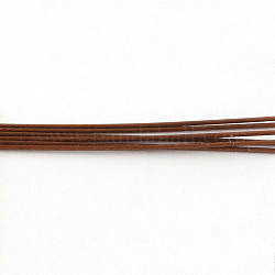 Filo di coda di tigre, acciaio inossidabile rivestito di nylon 201, sella marrone, 18 gauge, 1.0mm, circa 984.25 piedi (300 m)/1000 g
