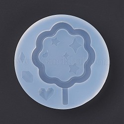 Klares Silikon in Lebensmittelqualität, handwerk aus epoxidharz, Marshmallow-Muster, 70x13 mm