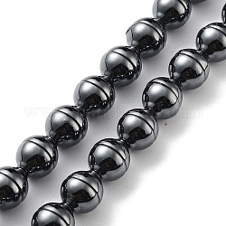 Synthetischen, nicht-magnetischen Hämatit-Perlen Stränge, Laterne, 9.5x8 mm, Bohrung: 1.4 mm, ca. 42 Stk. / Strang, 15.79 Zoll (40.1 cm)