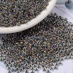 Miyuki runde Rocailles Perlen, japanische Saatperlen, 8/0, (rr3202) magischer kupferroter Kristall, 3 mm, Bohrung: 1 mm, ca. 422~455 Stk. / 10 g