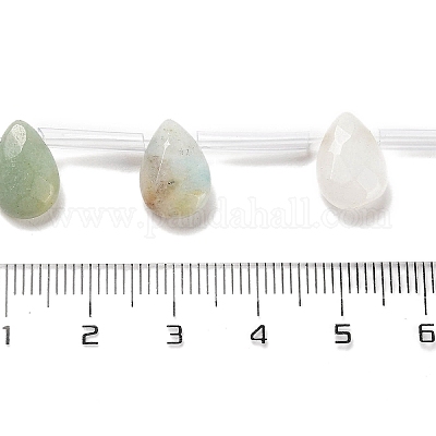 Brins de perles d'amazonite de fleurs naturelles&nbsp;G-Q167-A10-01-1