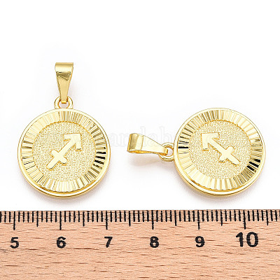 Pendente in ottone&nbsp;KK-T070-01G-02-1