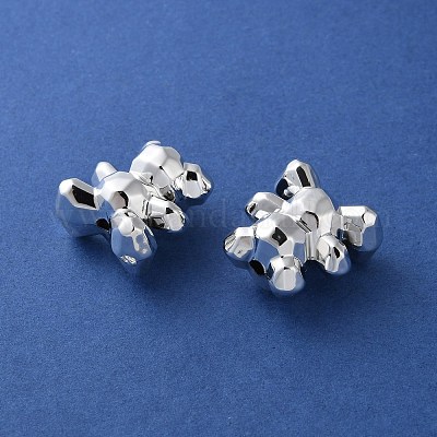 Placage électrolytique de perles acryliques opaques&nbsp;PACR-D288-05S-1