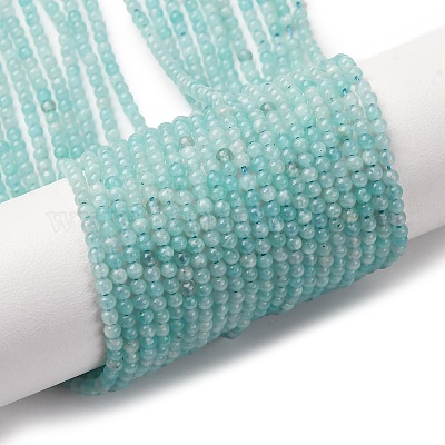 Natur Amazonit Perlen Stränge&nbsp;G-A276-A01-2mm-1