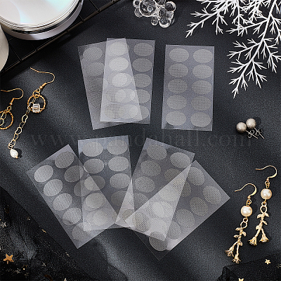 300 Pieces Ear Lobe Support Patches for Heavy Earrings, Breathable