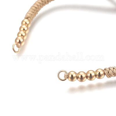 Nylonschnur geflochtene Perlen Armbänder machen&nbsp;BJEW-F360-F12-1