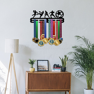 Ph pandahall medaglie appendiabiti espositore supporto per montaggio a  parete appendiabiti decorazione scaffale per trofei scaffale