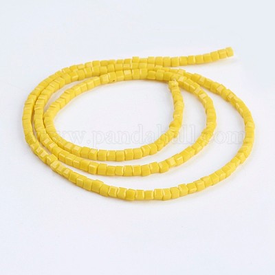 Chapelets de perles en verre opaques&nbsp;EGLA-F121-NC02-1