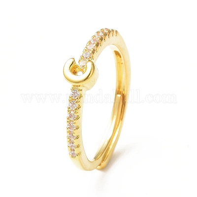 Bague lettre c hot sale