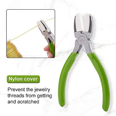 Wholesale BENECREAT Double Nylon Jaw Pliers Flat Nose Pliers with Adhesive  Jaws for DIY Jewelry Making Hobby Projects 