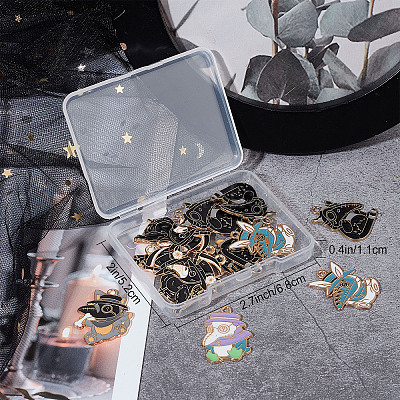 SUNNYCLUE 24pcs Gothic Charms