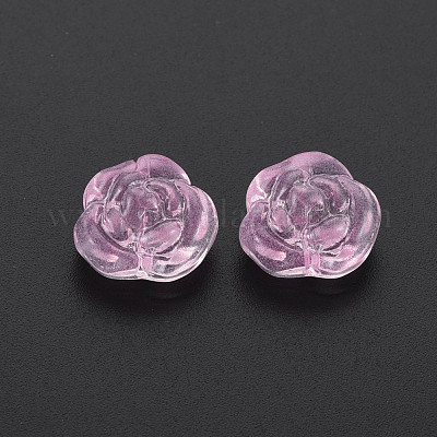 Perles de verre de peinture de cuisson transparente&nbsp;X-GLAA-S190-022-A05-1
