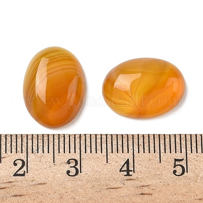 Cabochon naturali giallo agata&nbsp;G-G145-01B-61A-1