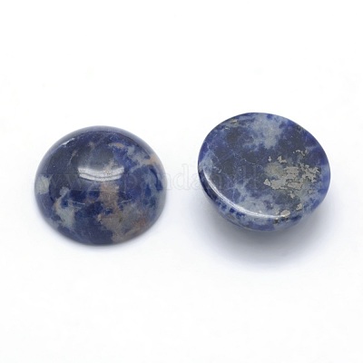 Natürliche Sodalith Cabochon&nbsp;G-P393-R45-8MM-1