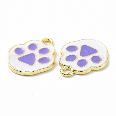Pendentifs d'émail en alliage&nbsp;ENAM-B054-01G-04-1