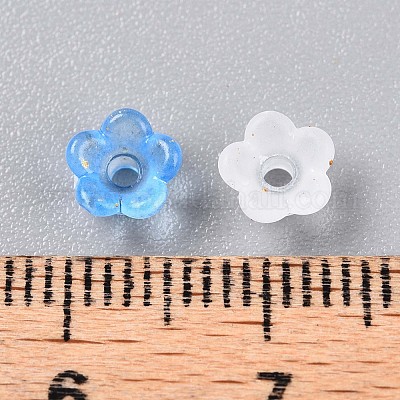 Perles en acrylique transparent mat&nbsp;OACR-N137-72J-1