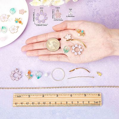 Wholesale SUNNYCLUE 143 Pieces DIY Tree of Life Themed Earrings Making Kits  