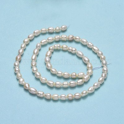 Brins de perles de culture d'eau douce naturelles&nbsp;PEAR-J006-10F-01-1