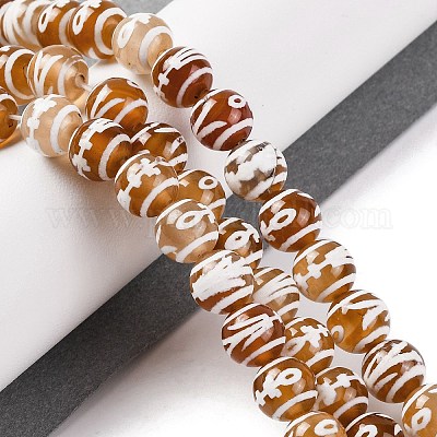 Perles de style tibétain&nbsp;G-U006-06H-02-1