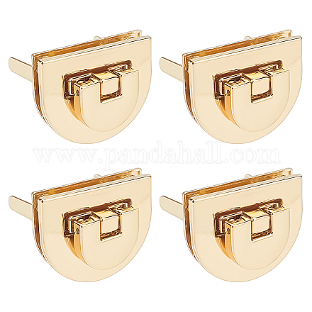 Set Of 4 Ring Clasp Turn Lock Metal Hardware Petmall For Diy Handbag  Shoulder Bag Closure Purse Making Supplies Et082