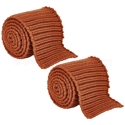 Tissu côtelé 95% coton et 5% fibres élastiques pour les poignets FIND-WH0136-02B-1