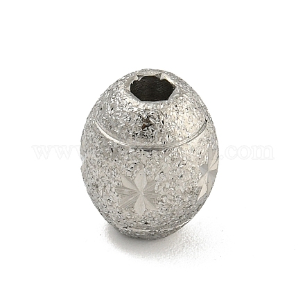 Текстурированные бусины из нержавеющей стали марки 304 STAS-A091-05B-P-1