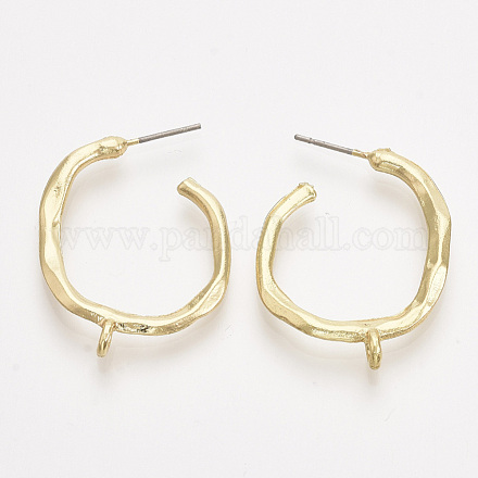 Accessoires de clous d'oreilles en alliage PALLOY-S121-132-1