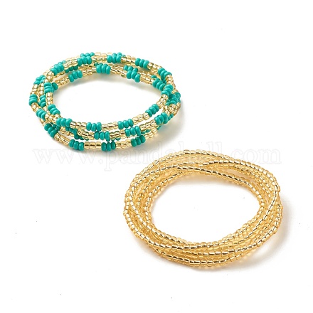 2Pcs Summer Jewelry Waist Bead NJEW-C00024-01-1