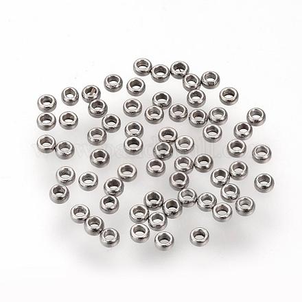 304 Stainless Steel Spacer Beads STAS-R065-80-1