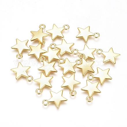 Electroplated Alloy Charms PALLOY-G267-01G-1