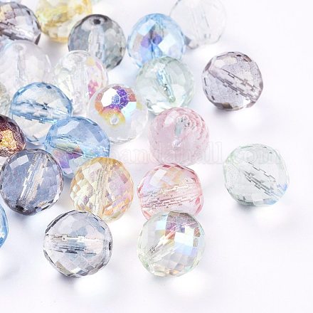 Perles de verre tchèques galvanisées GLAA-I045-13A-1