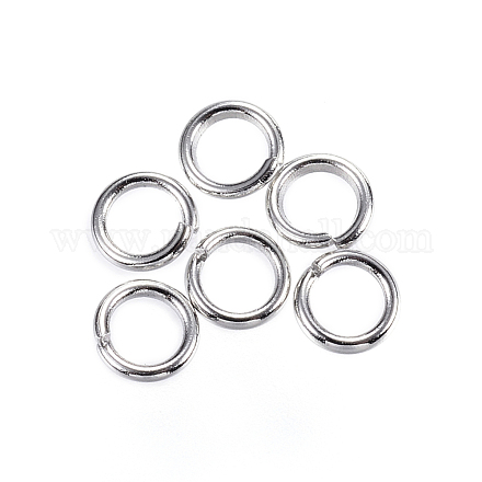 304 Stainless Steel Open Jump Rings X-STAS-D448-097P-4.5mm-1