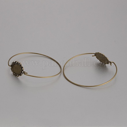 Accessoire de bricolage de bracelet en laiton KK-J184-41AB-NF-1