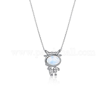 Австрийский хрустальный кулон ожерелья NJEW-BB34127-I-1