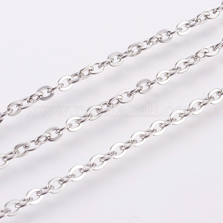 304 Stainless Steel Cable Chains CHS-F003-09P-B-1