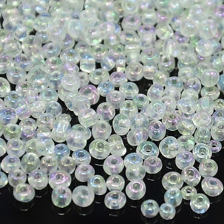 Perles de rocaille en verre rondes SEED-A007-4mm-161-1