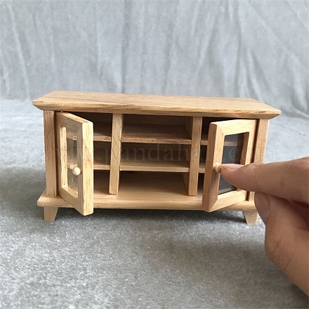 Mini Canapé Maison De Poupée 1/12 – Canapé En Bois Vert Avec 3 Oreillers, Meuble Miniature Pour Décoration Salon Dollhouse Meubles Miniatures Salon