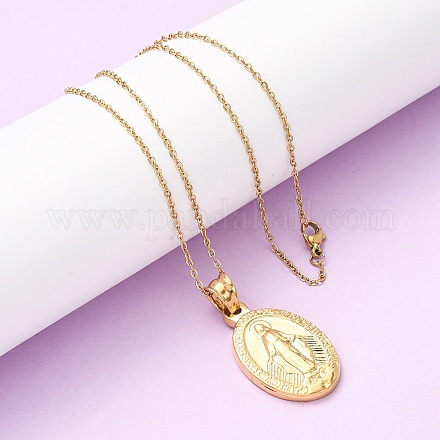 Guadalupe collana vergine maria per donna, collana madre maria con ciondolo medaglia Guadalupe, gioielli cristiani  36